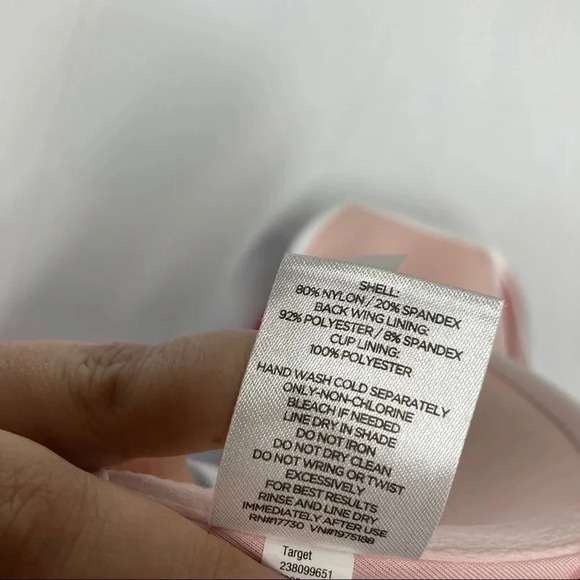 Shade & Shore 36B Underwire Swim Suit Red One Piece Adjustable Straps NWT - Picture 6 of 6